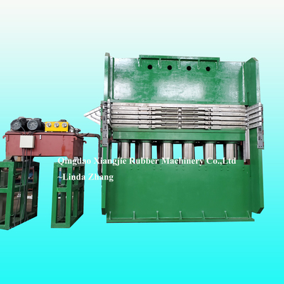 Manufacture all kinds of solid rubber tire tread hydraulic tire press, rubber tread making machine, tire tread vulcanizing press